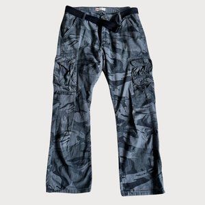 Wrangler Camo Black and Grey Cargo Pant | US34